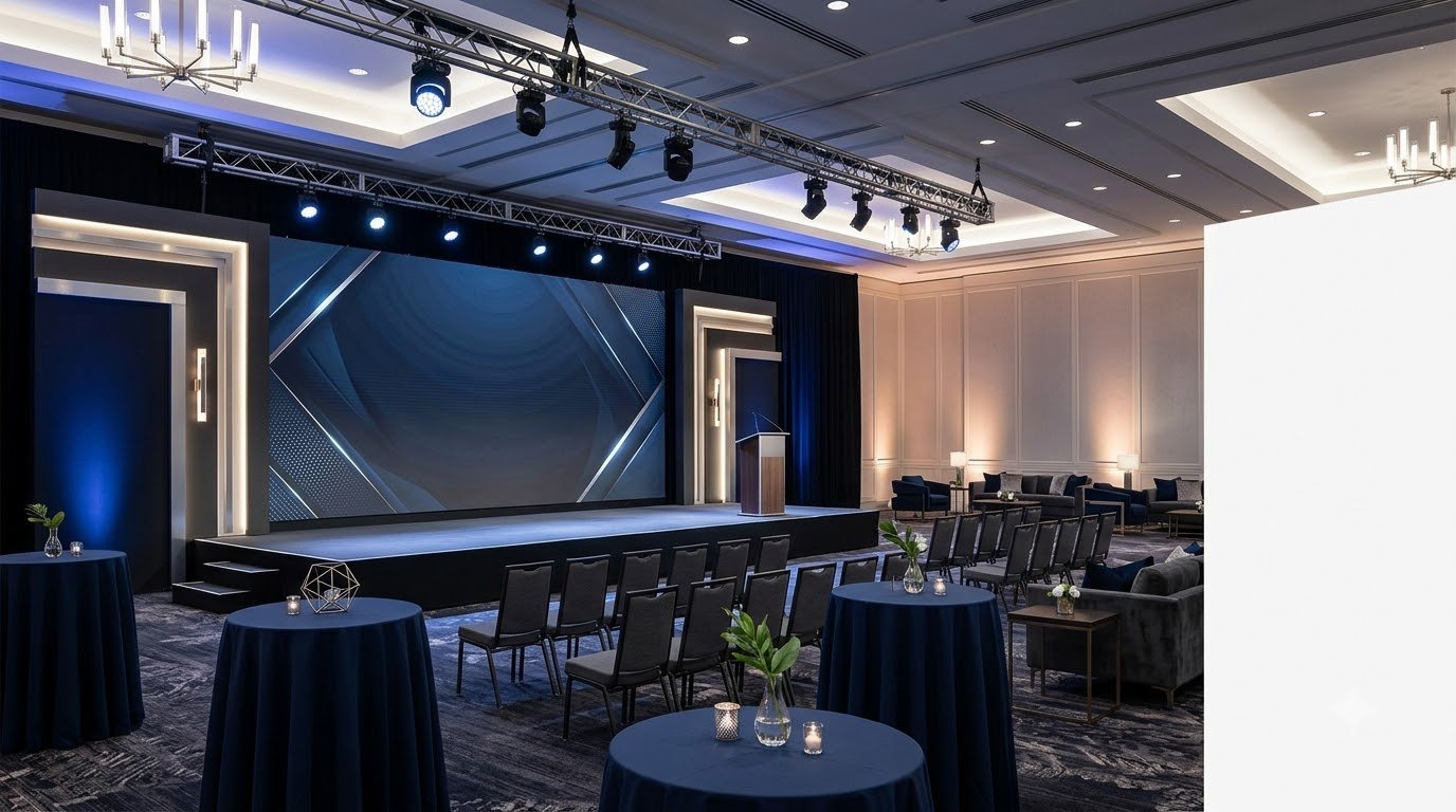 Corporate event decoration